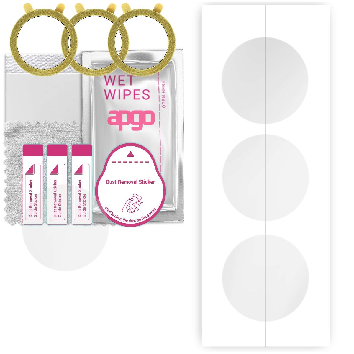 3x Folia hydrożelowa do Devill SMM7SZ - apgo Smartwatch Hydrogel Protection Ochrona na ekran smartwatcha