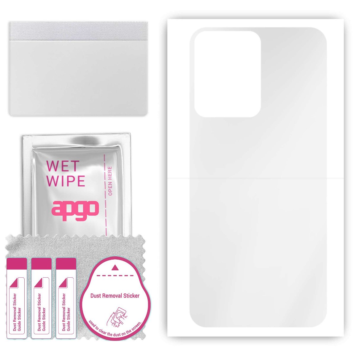 Folia hydrożelowa naklejka przezroczysta na TYŁ do Vivo Y77E T1 - apgo hydrogel TPU