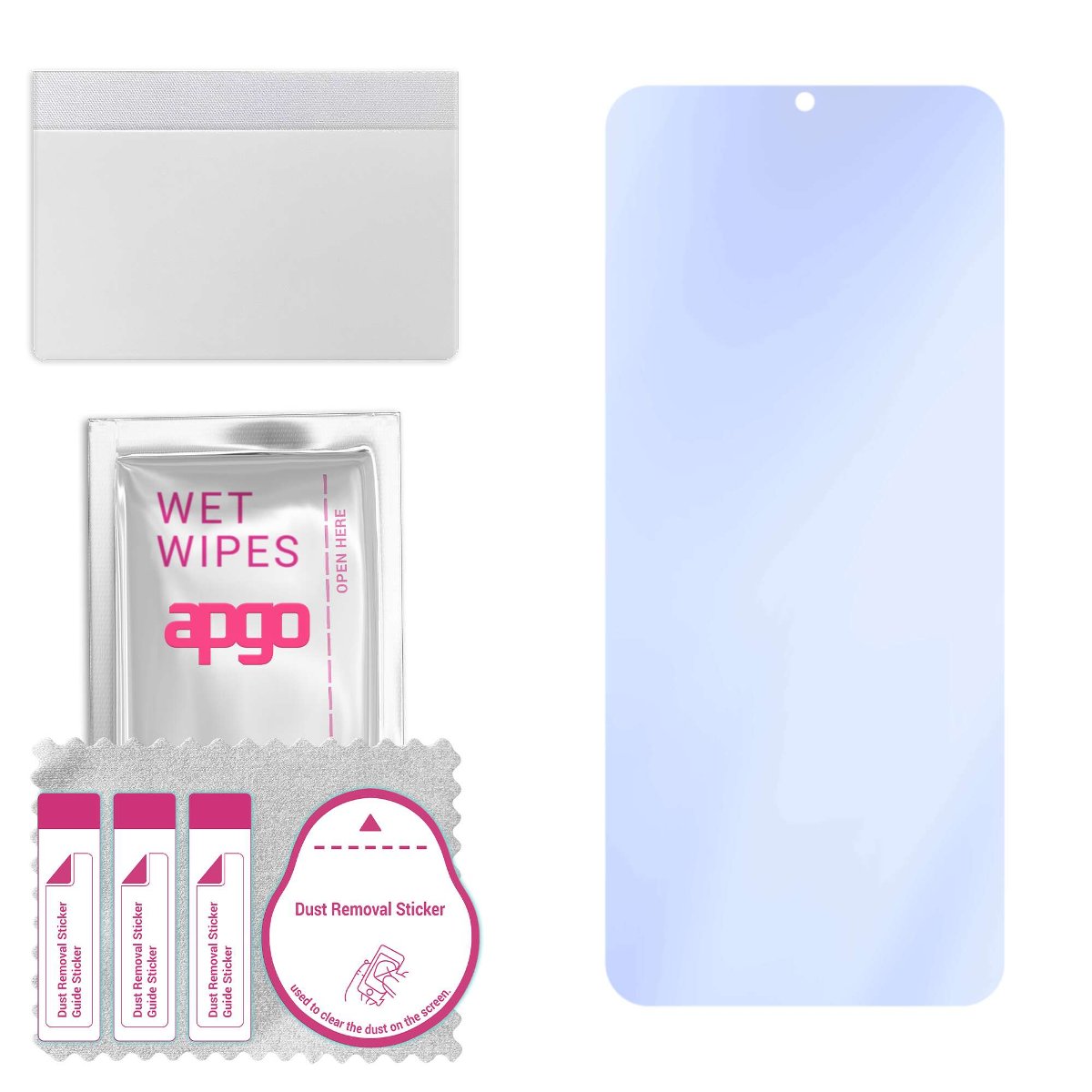 Szkło ochronne na ekran Hybrydowe 9H zamiennik hartowanego do Wiko Voix - apgo PRO Flexible Hybrid Glass nie pękające