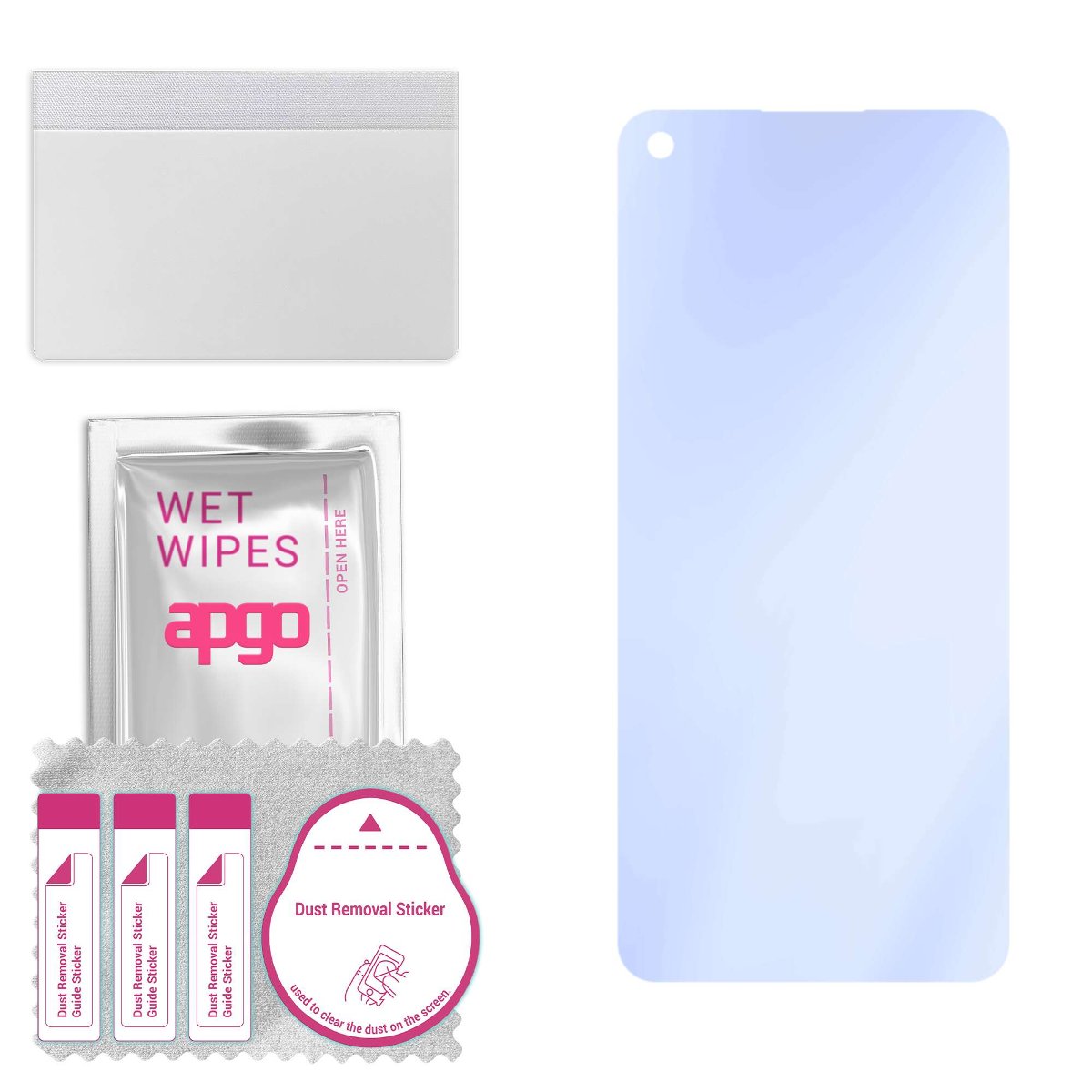 Szkło ochronne na ekran Hybrydowe 9H zamiennik hartowanego do Oppo Reno8 4G - apgo PRO Flexible Hybrid Glass nie pękające
