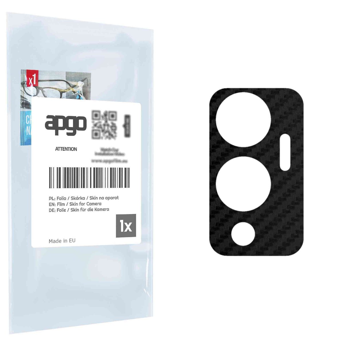 Folia naklejka skórka strukturalna na wyspę aparatu do Infinix Hot 12 Play - różne kolory na kamerę, obiektyw apgo SKINS Lens Protector