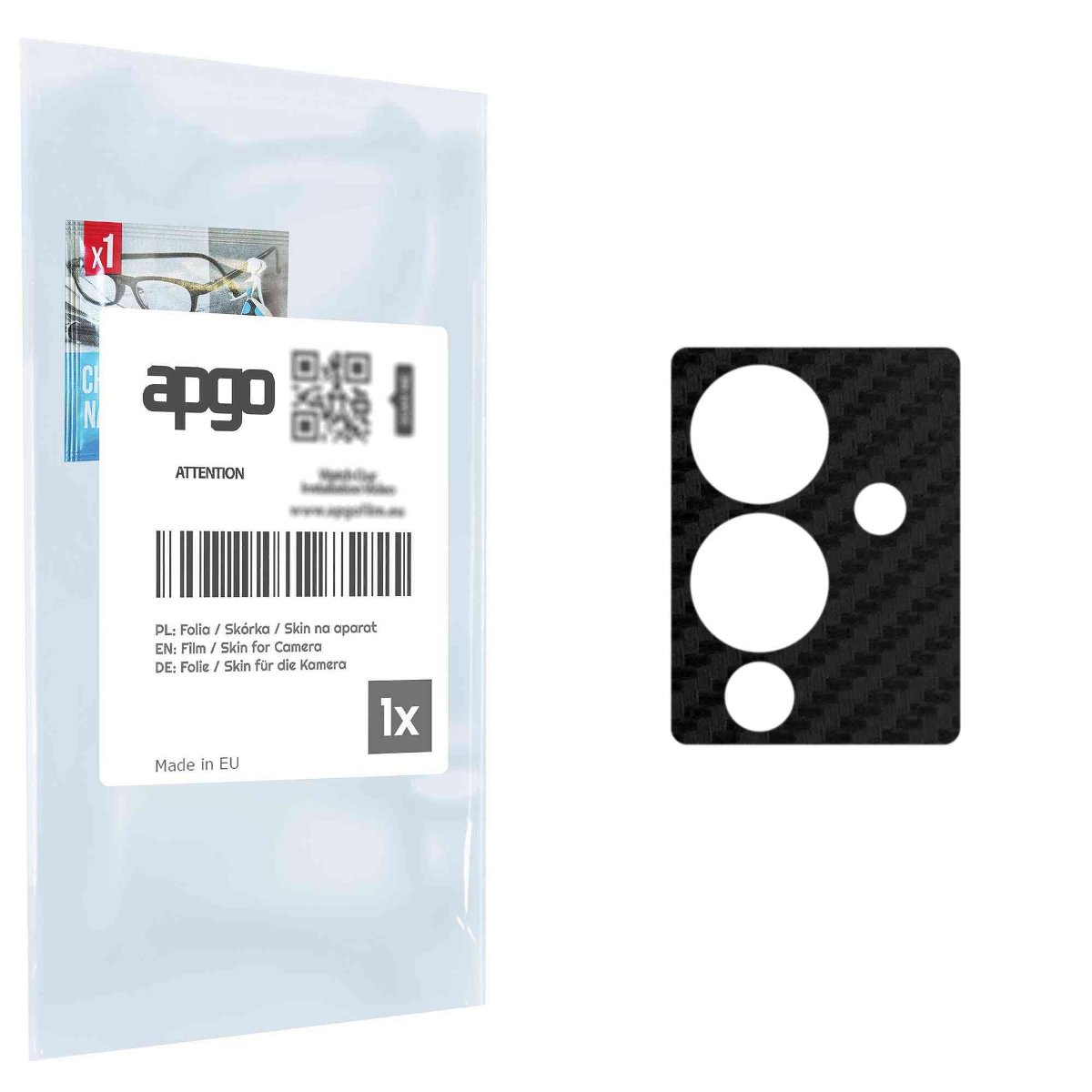Folia naklejka skórka strukturalna na wyspę aparatu do Infinix Note 12 5G - różne kolory na kamerę, obiektyw apgo SKINS Lens Protector