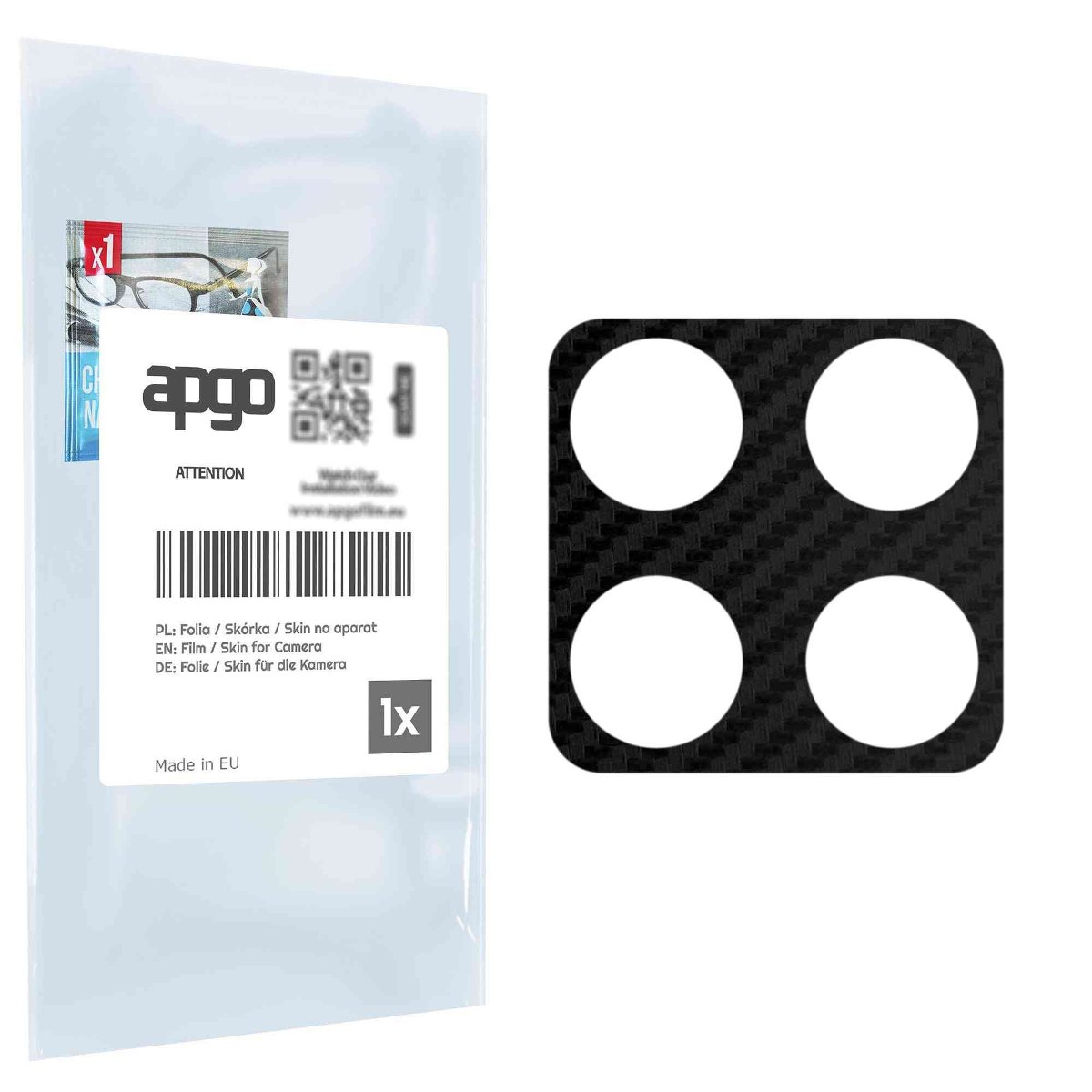 Folia naklejka skórka strukturalna na wyspę aparatu do Oukitel WP6 Lite - różne kolory na kamerę, obiektyw apgo SKINS Lens Protector