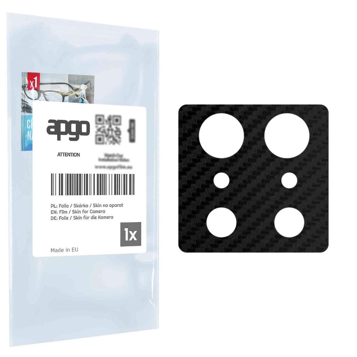 Folia naklejka skórka strukturalna na wyspę aparatu do Oukitel WP7 Lite - różne kolory na kamerę, obiektyw apgo SKINS Lens Protector