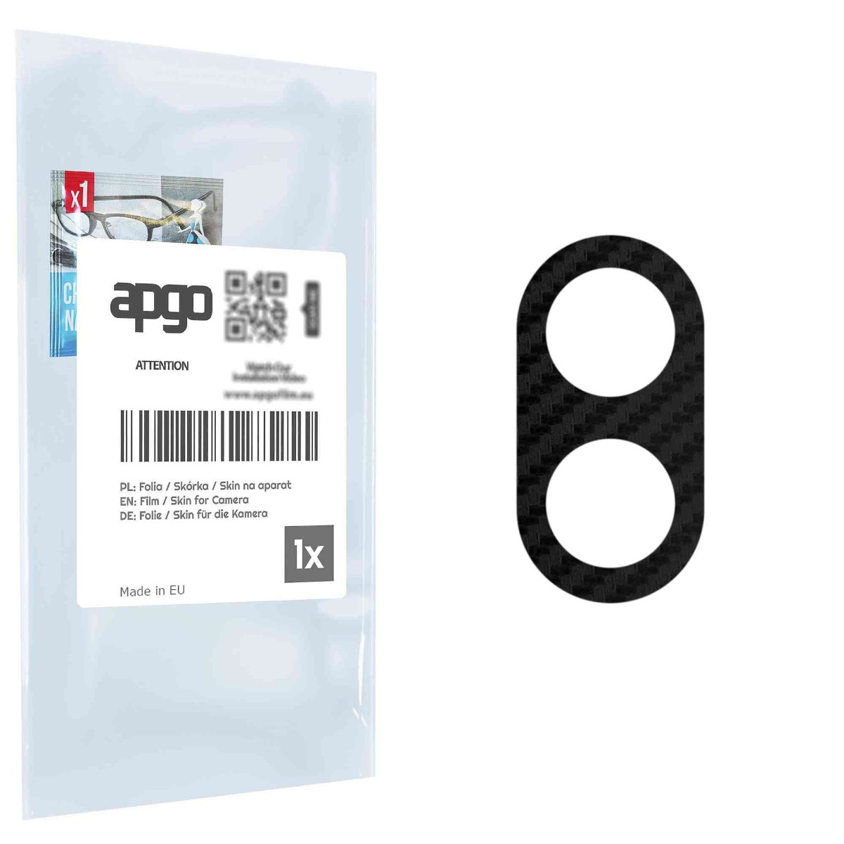 Folia naklejka skórka strukturalna na wyspę aparatu do Samsung Galaxy XCover 6 Pro - różne kolory na kamerę, obiektyw apgo SKINS Lens Protector