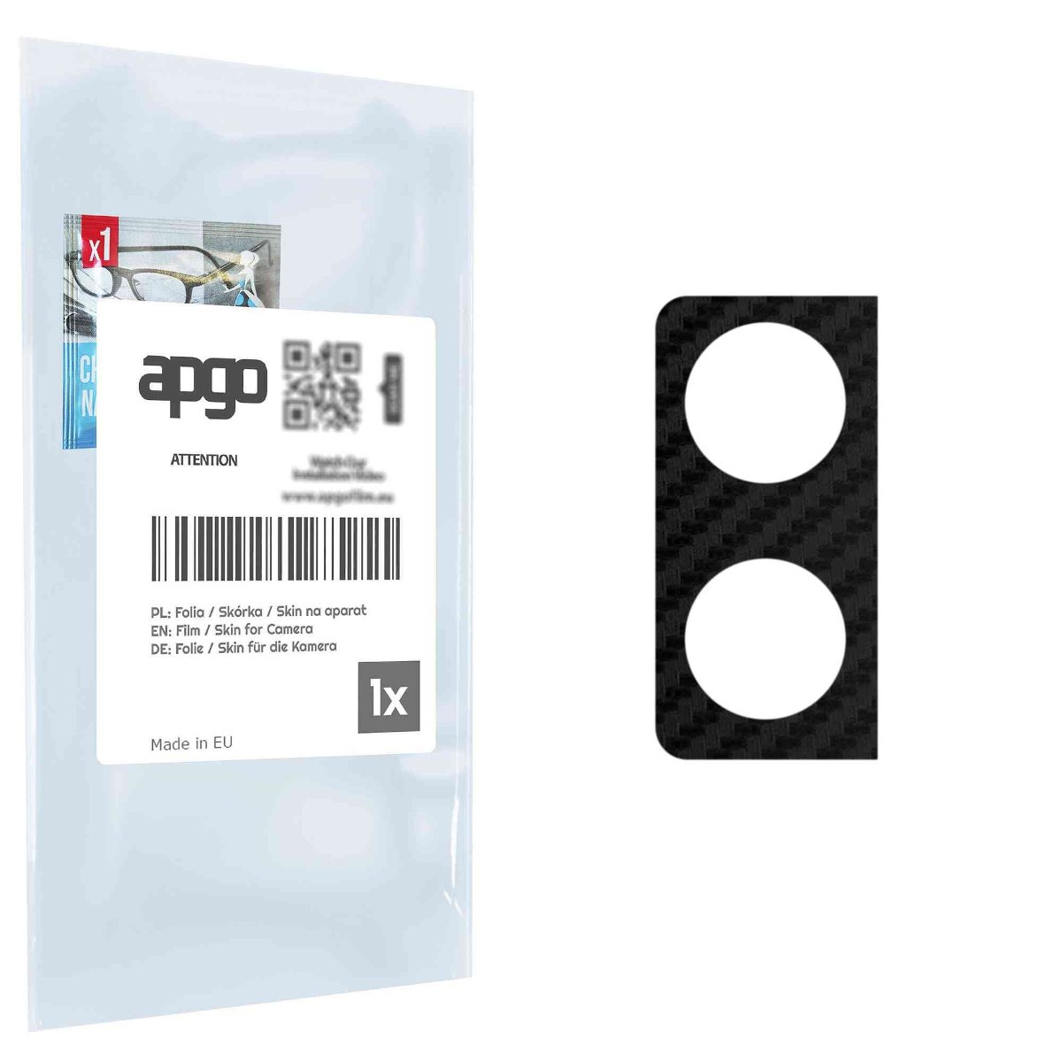 Folia naklejka skórka strukturalna na wyspę aparatu do Oppo A77 4G - różne kolory na kamerę, obiektyw apgo SKINS Lens Protector