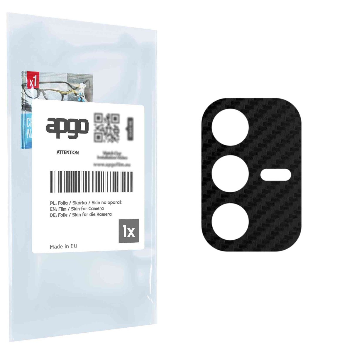 Folia naklejka skórka strukturalna na wyspę aparatu do ZTE Axon A41 5G - różne kolory na kamerę, obiektyw apgo SKINS Lens Protector