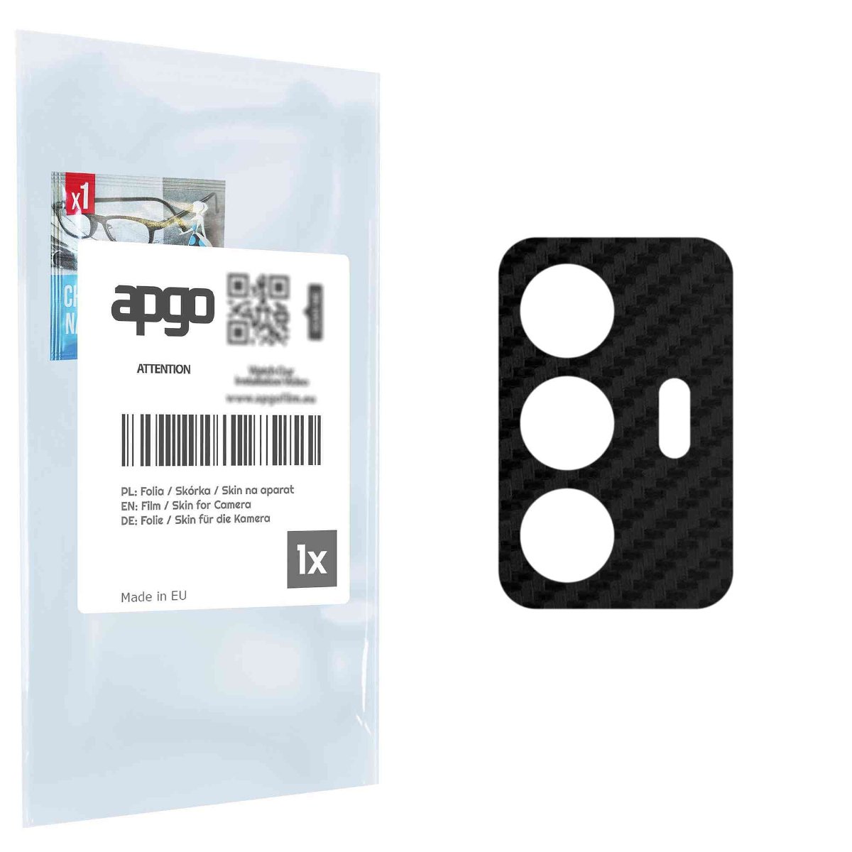 Folia naklejka skórka strukturalna na wyspę aparatu do ZTE Voyage 30S - różne kolory na kamerę, obiektyw apgo SKINS Lens Protector