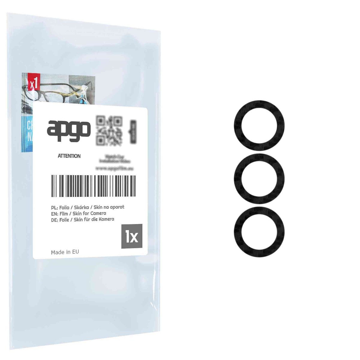Folia naklejka skórka strukturalna na wyspę aparatu do Tecno Pova 3 - różne kolory na kamerę, obiektyw apgo SKINS Lens Protector