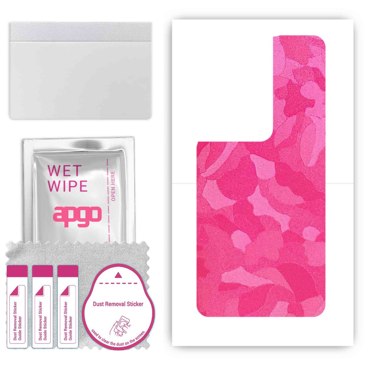 Folia naklejka skórka strukturalna na TYŁ do Oppo Reno8 Pro 5G -  Moro | Camo Różowy - apgo SKINS