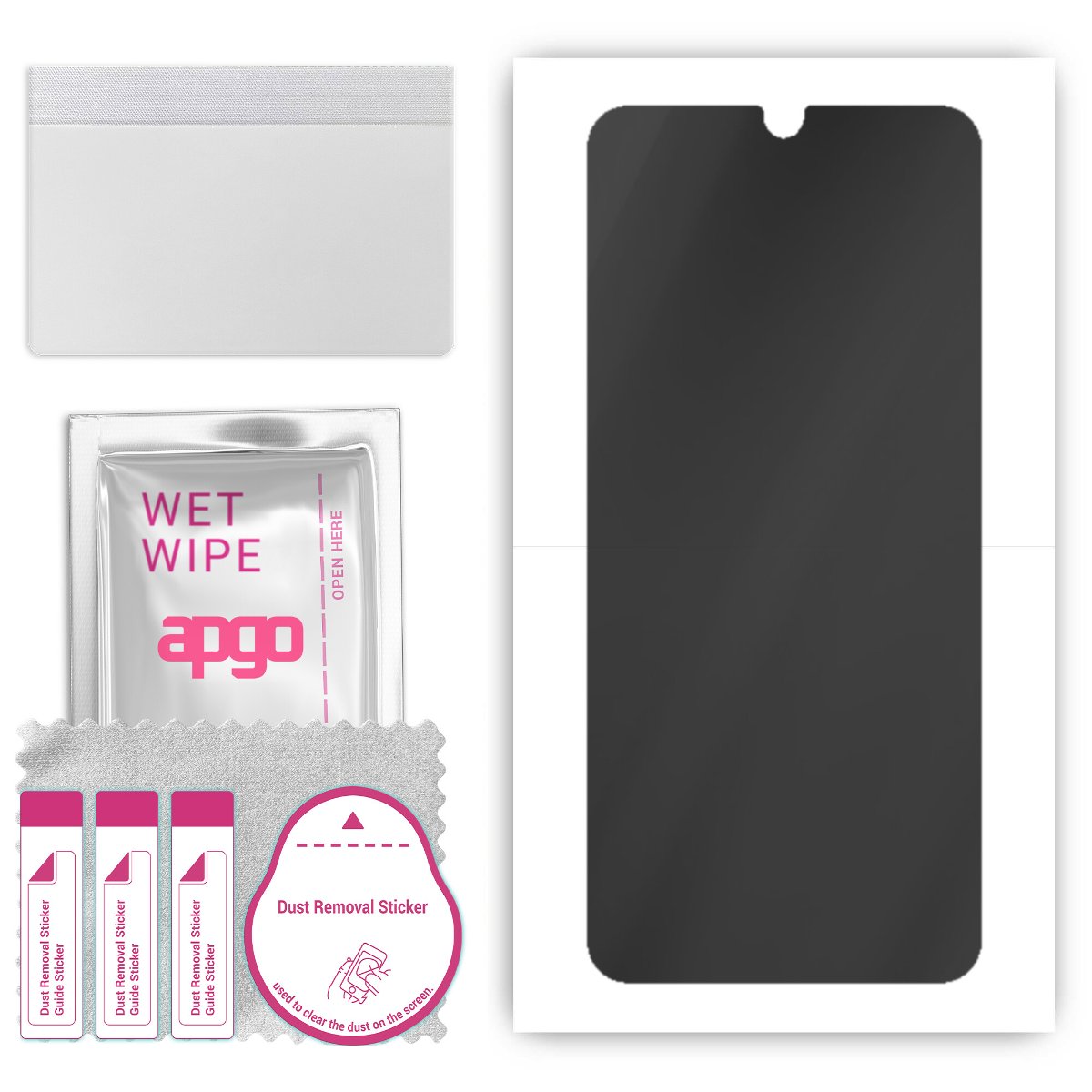 Folia ochronna hydrożelowa PRYWATYZUJĄCA na ekran do Samsung Galaxy A04s -  na cały ekran apgo Hydrogel Privacy 5D Full Glue