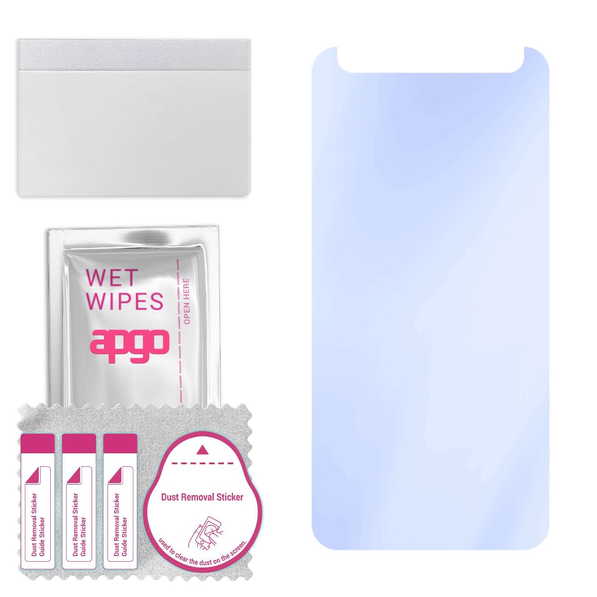 Szkło ochronne na ekran Hybrydowe 9H zamiennik hartowanego do Ulefone Armor X11 Pro - apgo PRO Flexible Hybrid Glass nie pękające