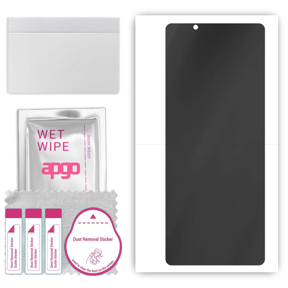 Folia ochronna hydrożelowa PRYWATYZUJĄCA na ekran do Sony Xperia 5 IV -  na cały ekran apgo Hydrogel Privacy 5D Full Glue
