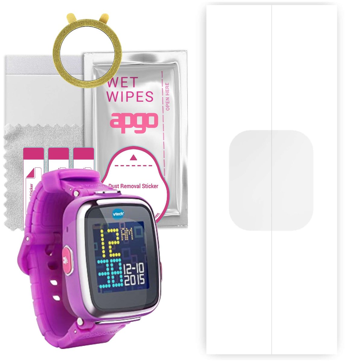1x Folia hydrożelowa do Kidizoom 2 - apgo Smartwatch Hydrogel Protection Ochrona na ekran smartwatcha