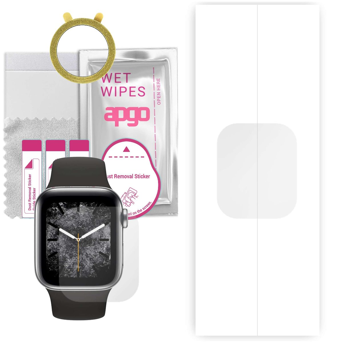 1x Folia hydrożelowa do Neue T500 Plus Pro  - apgo Smartwatch Hydrogel Protection Ochrona na ekran smartwatcha