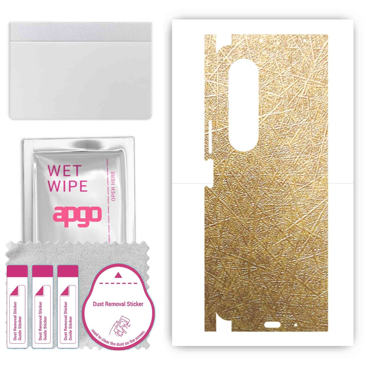 Folia naklejka skórka strukturalna na TYŁ+BOKI do Samsung Galaxy Z Fold4 -  Tkanina Włókno - apgo SKINS