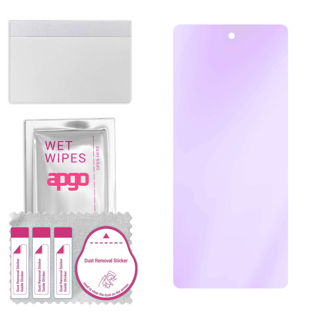 Szkło ochronne na ekran Hybrydowe 9H z filtrem ANTI-BLUE zamiennik hartowanego do Vivo X Fold Plus - apgo hybrid ANTI-BLUE Flexible Hybrid Glass...