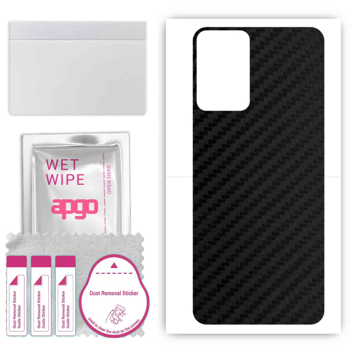 Folia naklejka skórka strukturalna na TYŁ do Infinix Note 12i - Carbon - apgo SKINS