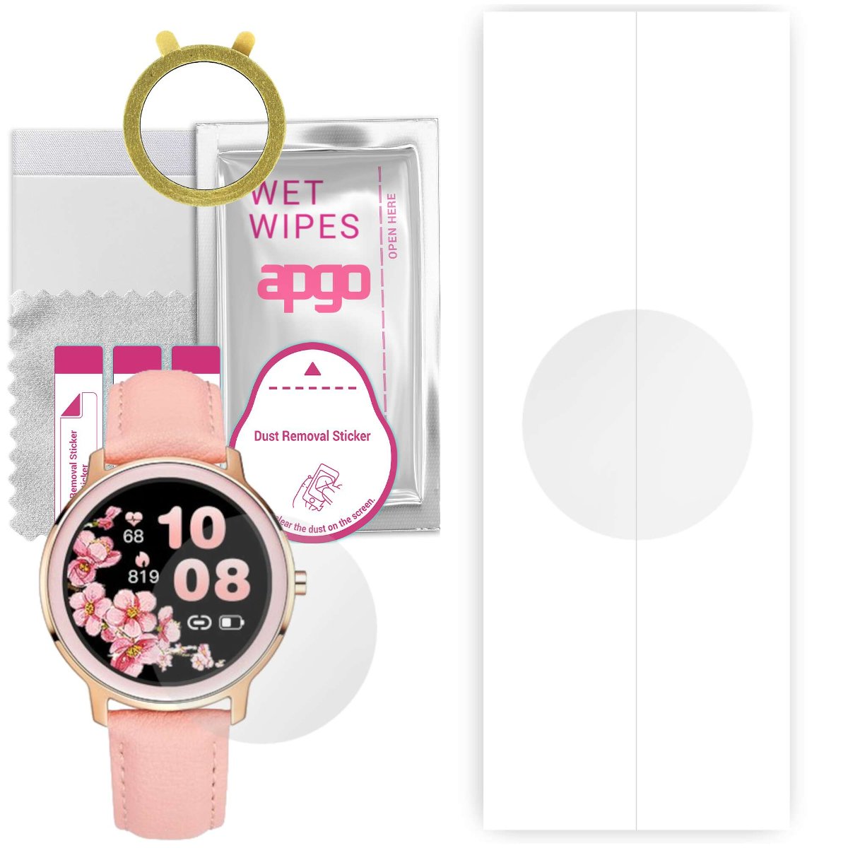 1x Folia hydrożelowa do Bemi VEN - apgo Smartwatch Hydrogel Protection Ochrona na ekran smartwatcha