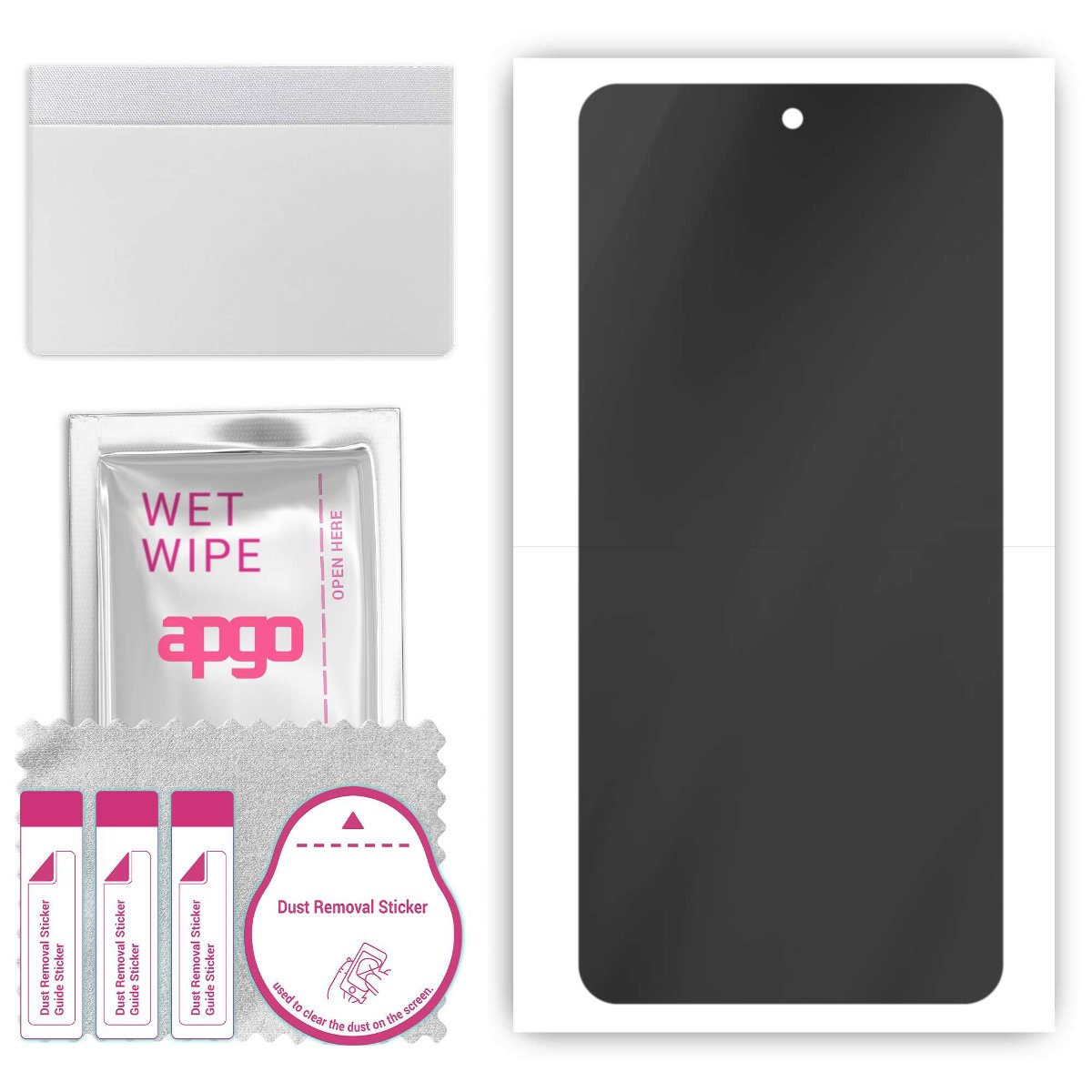 Folia ochronna hydrożelowa PRYWATYZUJĄCA na ekran do Infinix Note 12 VIP -  na cały ekran apgo Hydrogel Privacy 5D Full Glue