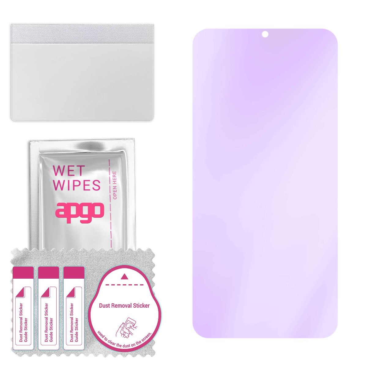 Szkło ochronne na ekran Hybrydowe 9H z filtrem ANTI-BLUE zamiennik hartowanego do Xiaomi Redmi Note 11R - apgo hybrid ANTI-BLUE Flexible Hybrid...