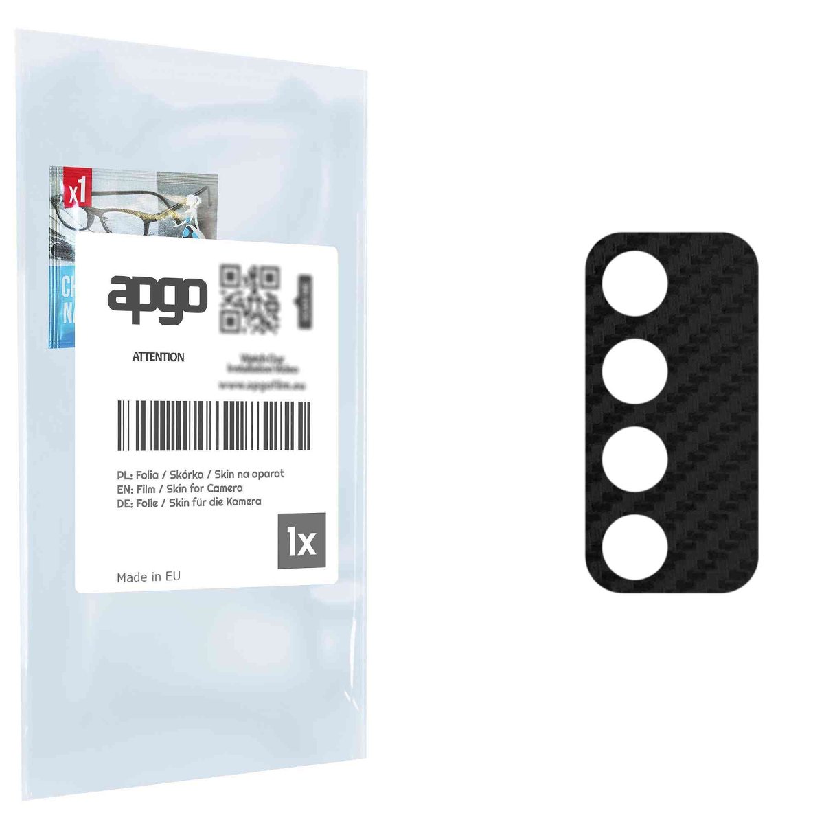Folia naklejka skórka strukturalna na wyspę aparatu do T-Mobile Revvl V Plus 5G - różne kolory na kamerę, obiektyw apgo SKINS Lens Protector