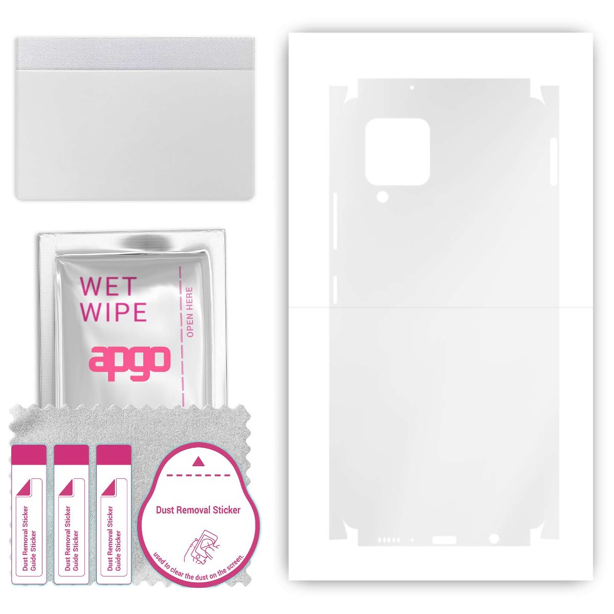 Folia hydrożelowa naklejka przezroczysta na TYŁ+BOKI do Samsung Galaxy A42 5G - apgo hydrogel TPU