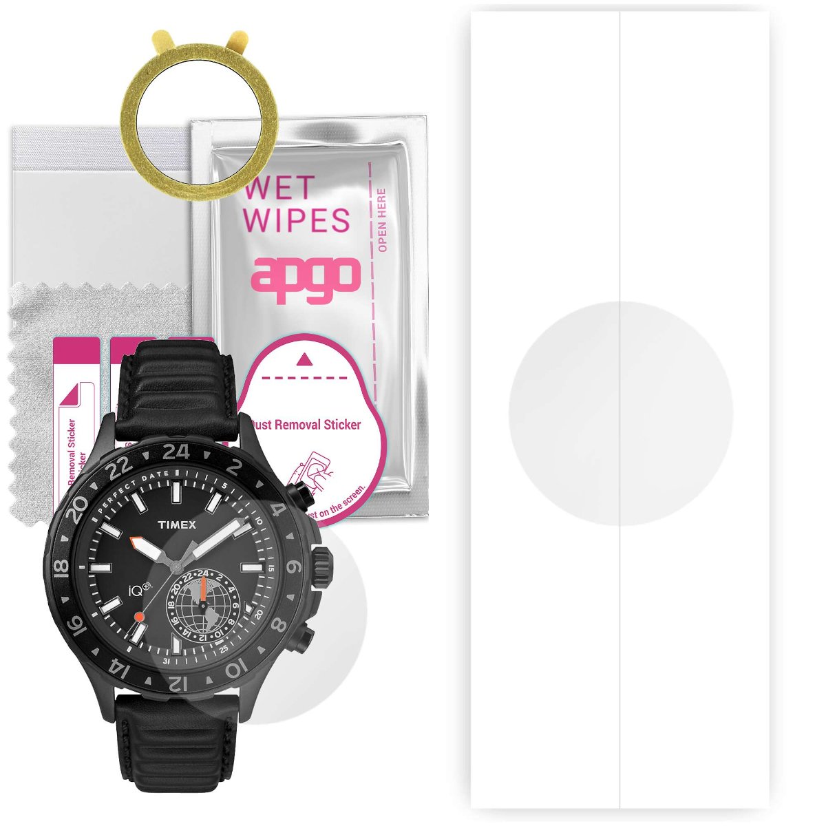 1x Folia hydrożelowa do Timex Move Multi-Time - apgo Smartwatch Hydrogel Protection Ochrona na ekran smartwatcha