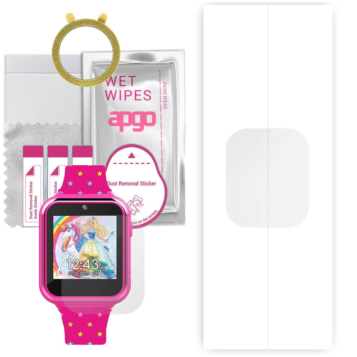 1x Folia hydrożelowa do Accutime BDT4069AZ - apgo Smartwatch Hydrogel Protection Ochrona na ekran smartwatcha