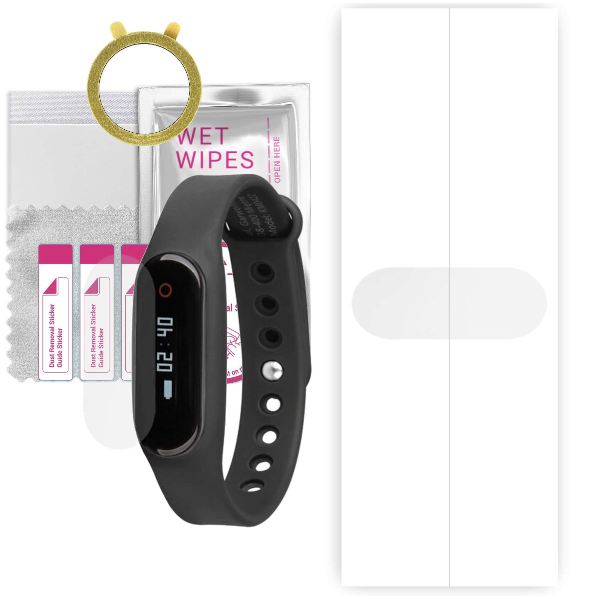 1x Folia hydrożelowa do Kruger&Matz Fit One Plus - apgo Smartwatch Hydrogel Protection Ochrona na ekran smartwatcha