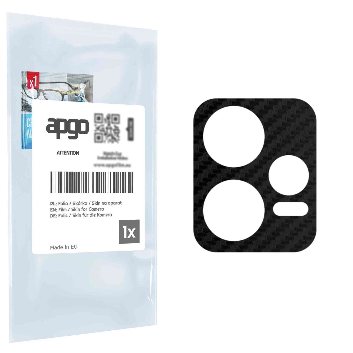 Folia naklejka skórka strukturalna na wyspę aparatu do Xiaomi Redmi Note 12 Explorer - różne kolory na kamerę, obiektyw apgo SKINS Lens Protector