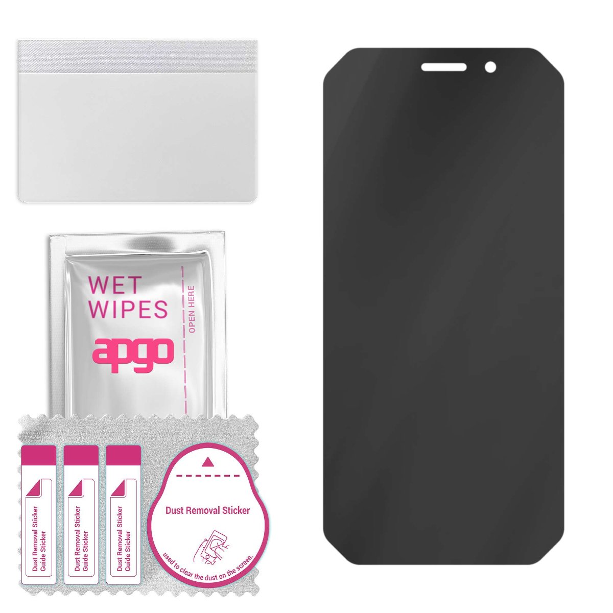 Filtr prywatyzujący Privacy 7H do Doogee S51 - apgo Flexible Glass niepękający