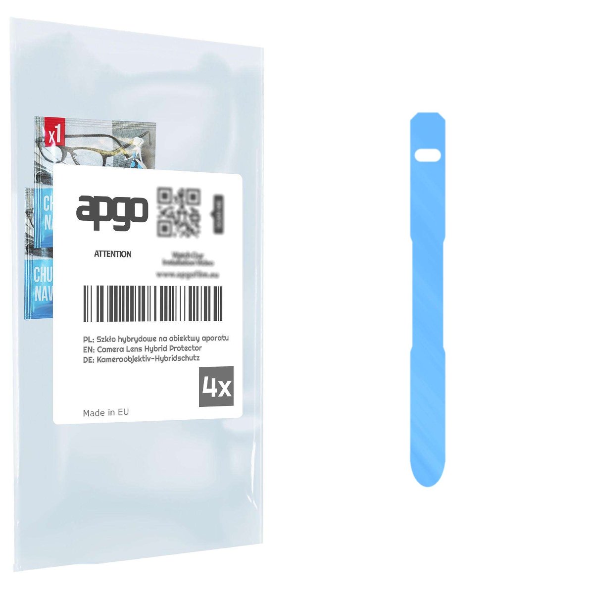 4x Szkło hybrydowe na aparat obiektyw kamerę 9H do Hotwav Cyber 9 Pro - apgo hybrid Camera Lens Protector