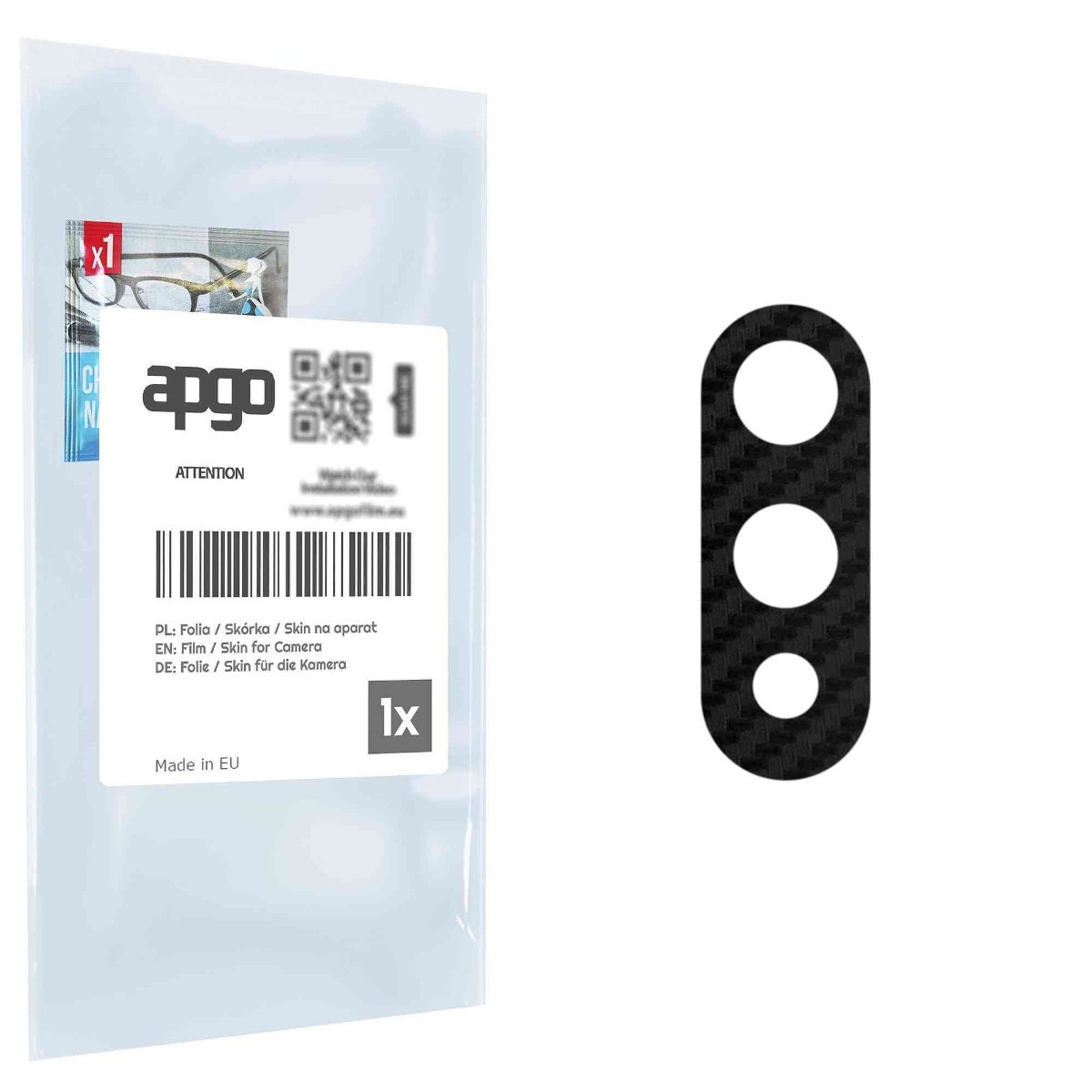 Folia naklejka skórka strukturalna na wyspę aparatu do Realme 3i - różne kolory na kamerę, obiektyw apgo SKINS Lens Protector