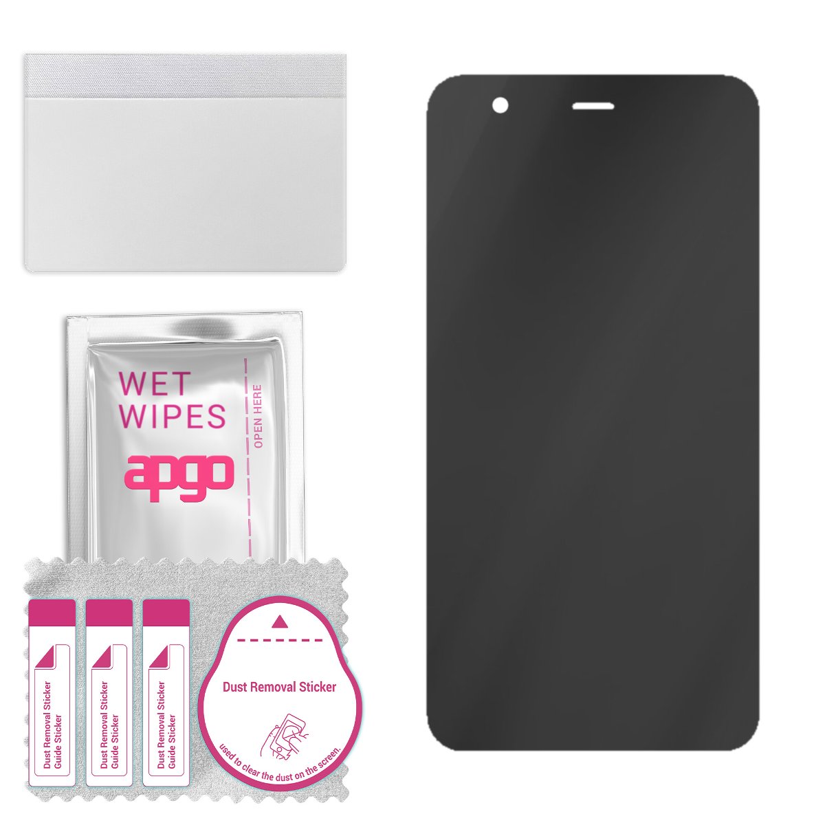Filtr prywatyzujący Privacy 7H do ZTE Blade A32 - apgo Flexible Glass niepękający