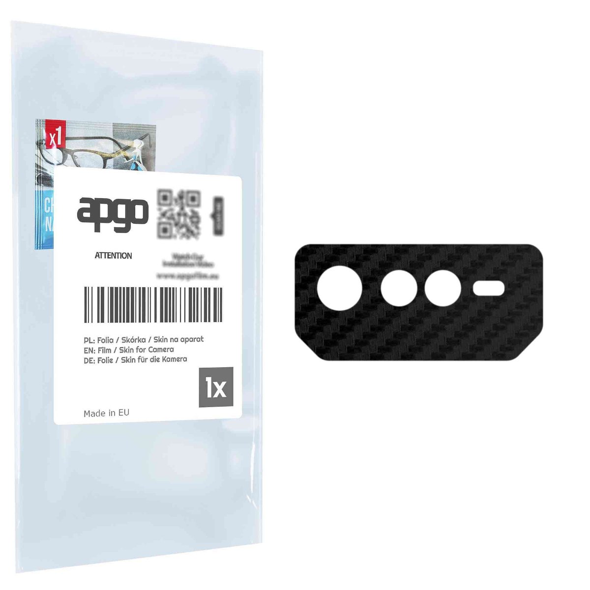 Folia naklejka skórka strukturalna na wyspę aparatu do Asus ROG Phone 6D - różne kolory na kamerę, obiektyw apgo SKINS Lens Protector