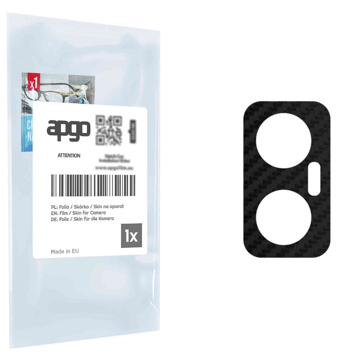 Folia naklejka skórka strukturalna na wyspę aparatu do Infinix Hot 20 5G - różne kolory na kamerę, obiektyw apgo SKINS Lens Protector