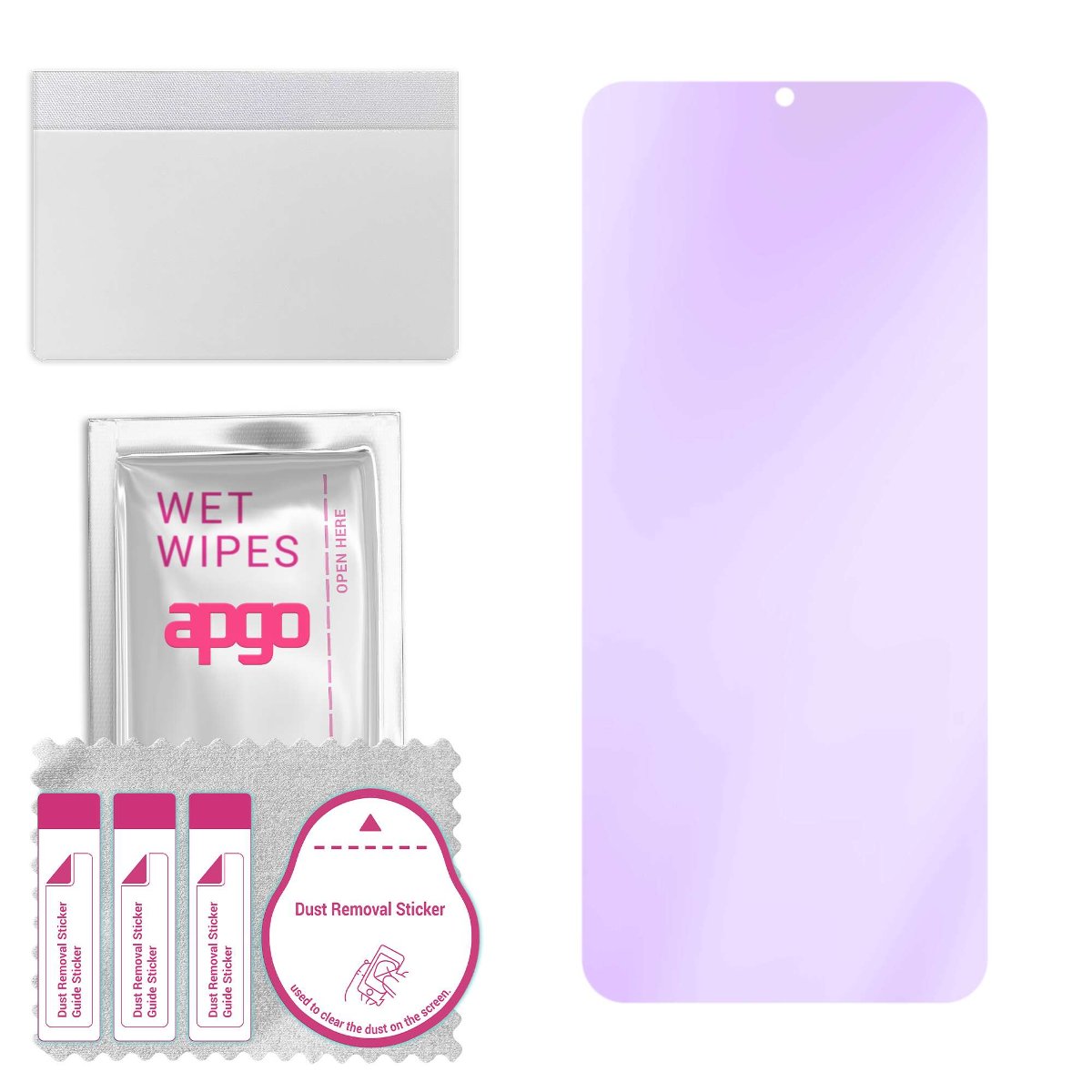 Szkło ochronne na ekran Hybrydowe 9H z filtrem ANTI-BLUE zamiennik hartowanego do Vivo Y35 5G - apgo hybrid ANTI-BLUE Flexible Hybrid Glass nie...