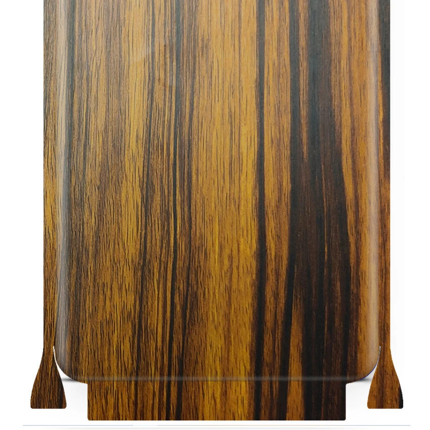 Folia naklejka skórka strukturalna na TYŁ+BOKI do Xiaomi Mi 9 Lite -  Drewno Tygrysie - apgo SKINS