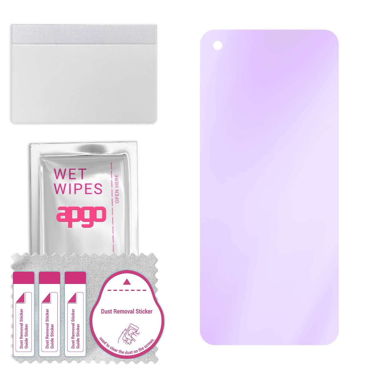 Szkło ochronne na ekran Hybrydowe 9H z filtrem ANTI-BLUE zamiennik hartowanego do Oppo Reno8 T 4G - apgo hybrid ANTI-BLUE Flexible Hybrid Glass...