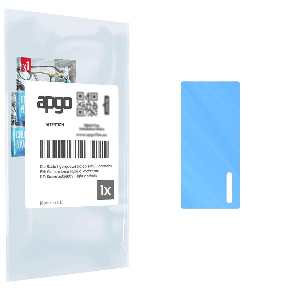 1x Szkło hybrydowe na aparat obiektyw kamerę 9H do Xiaomi Redmi K60E - apgo hybrid Camera Lens Protector