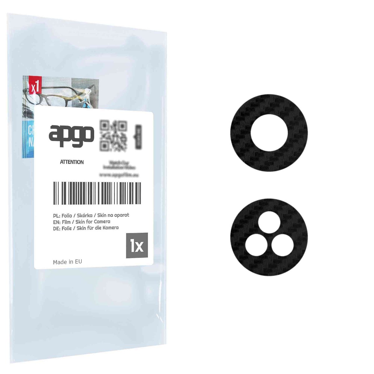 Folia naklejka skórka strukturalna na wyspę aparatu do Oppo Reno8 T 4G - różne kolory na kamerę, obiektyw apgo SKINS Lens Protector