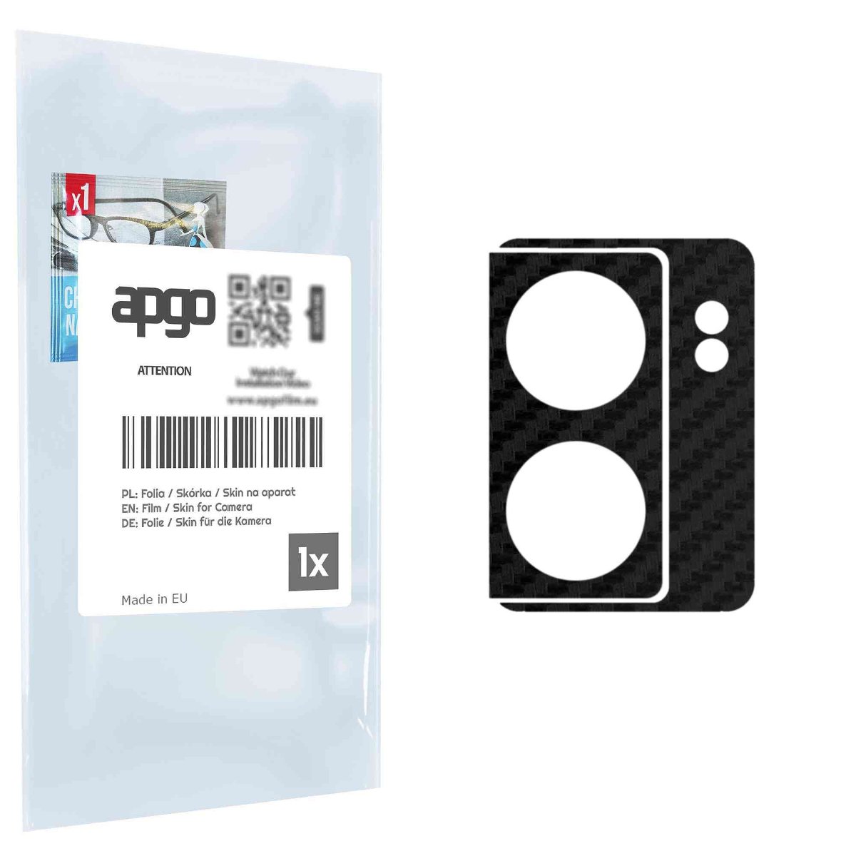 Folia naklejka skórka strukturalna na wyspę aparatu do Oppo A56S - różne kolory na kamerę, obiektyw apgo SKINS Lens Protector
