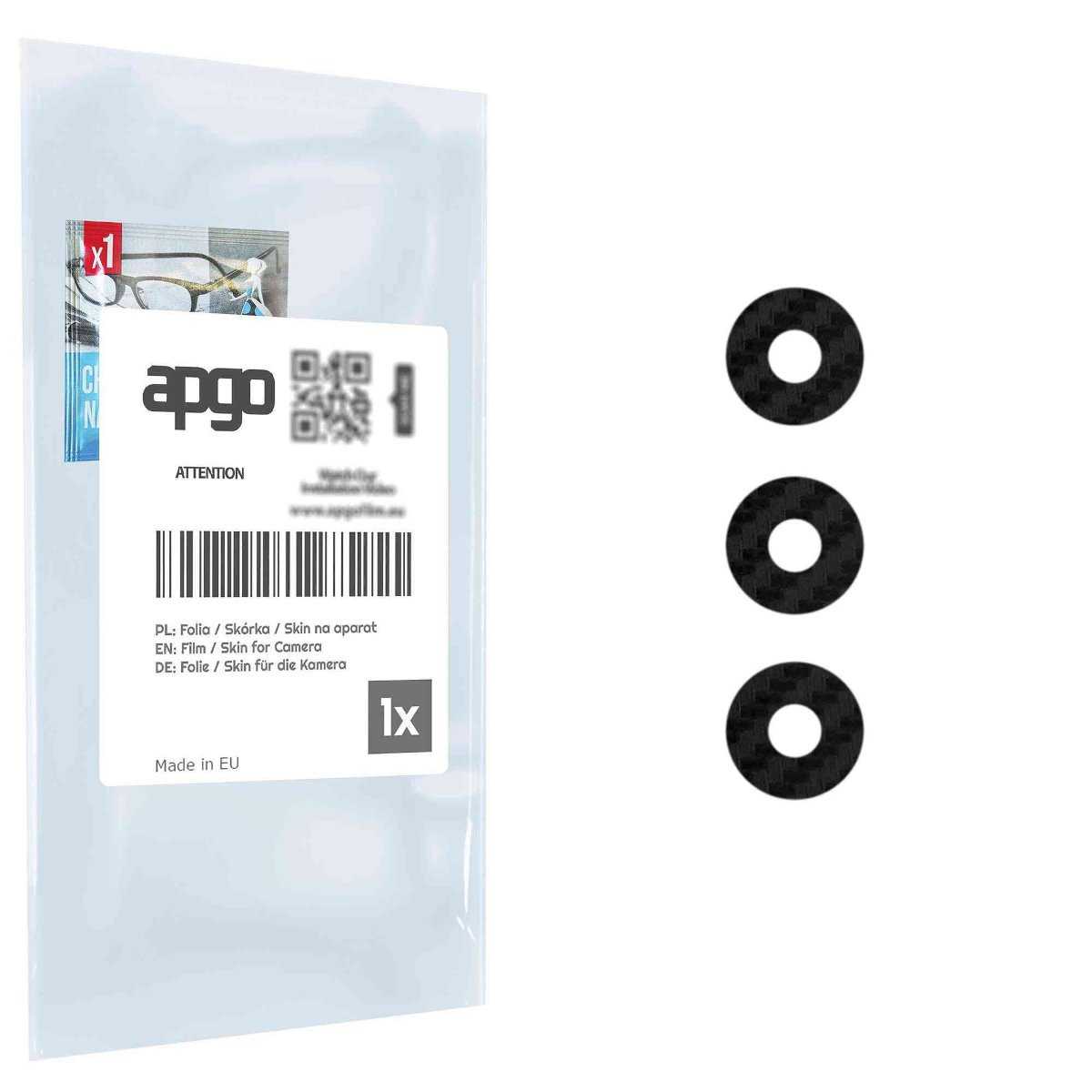 Folia naklejka skórka strukturalna na wyspę aparatu do Samsung Galaxy A14 5G - różne kolory na kamerę, obiektyw apgo SKINS Lens Protector