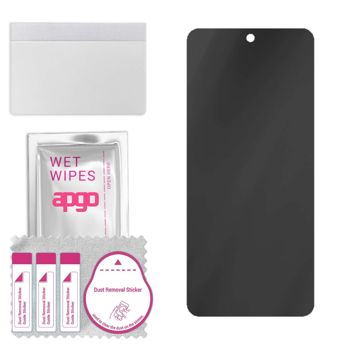 Filtr prywatyzujący Privacy 7H do Vivo Y55S 5G - apgo Flexible Glass niepękający