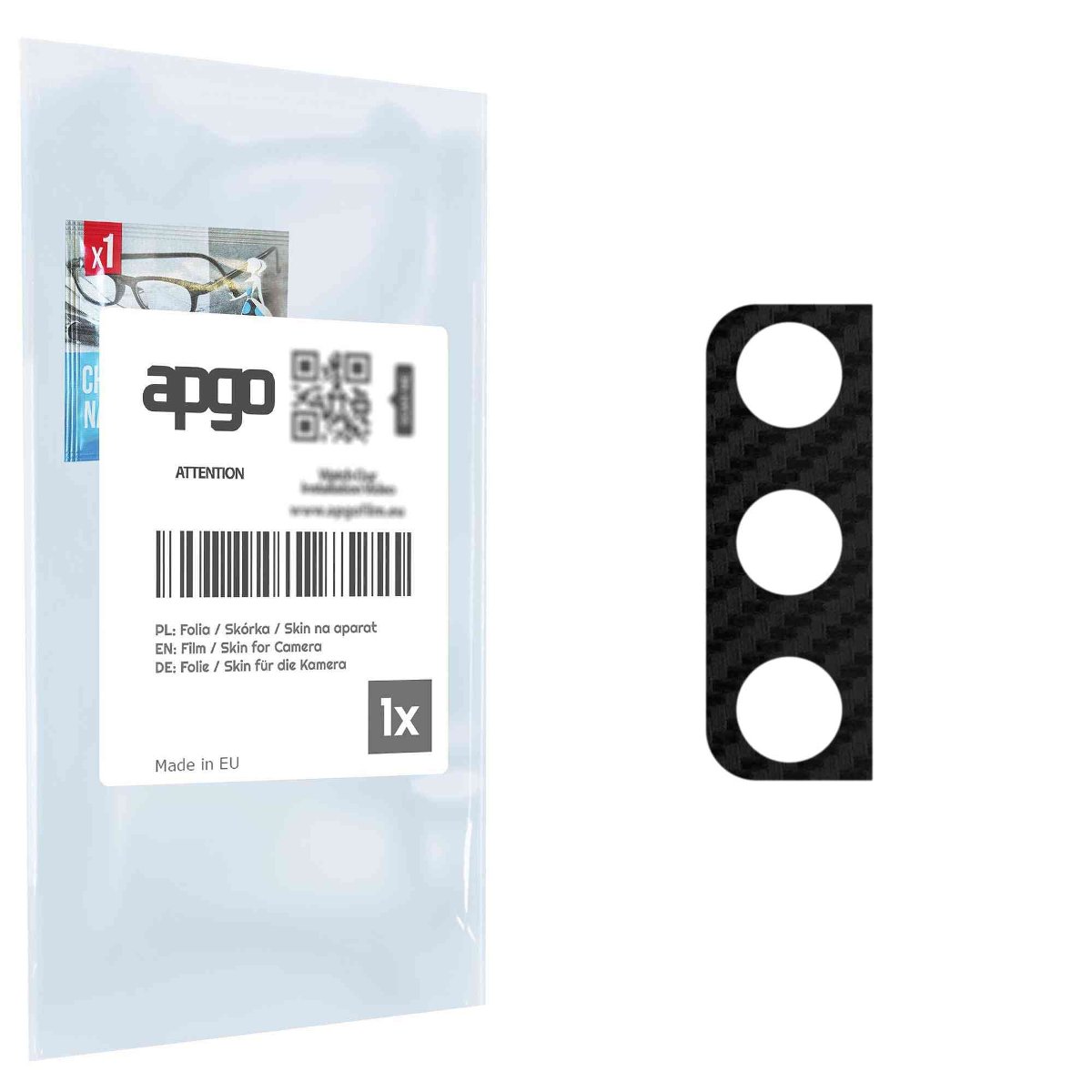 Folia naklejka skórka strukturalna na wyspę aparatu do Ulefone Note 10P - różne kolory na kamerę, obiektyw apgo SKINS Lens Protector