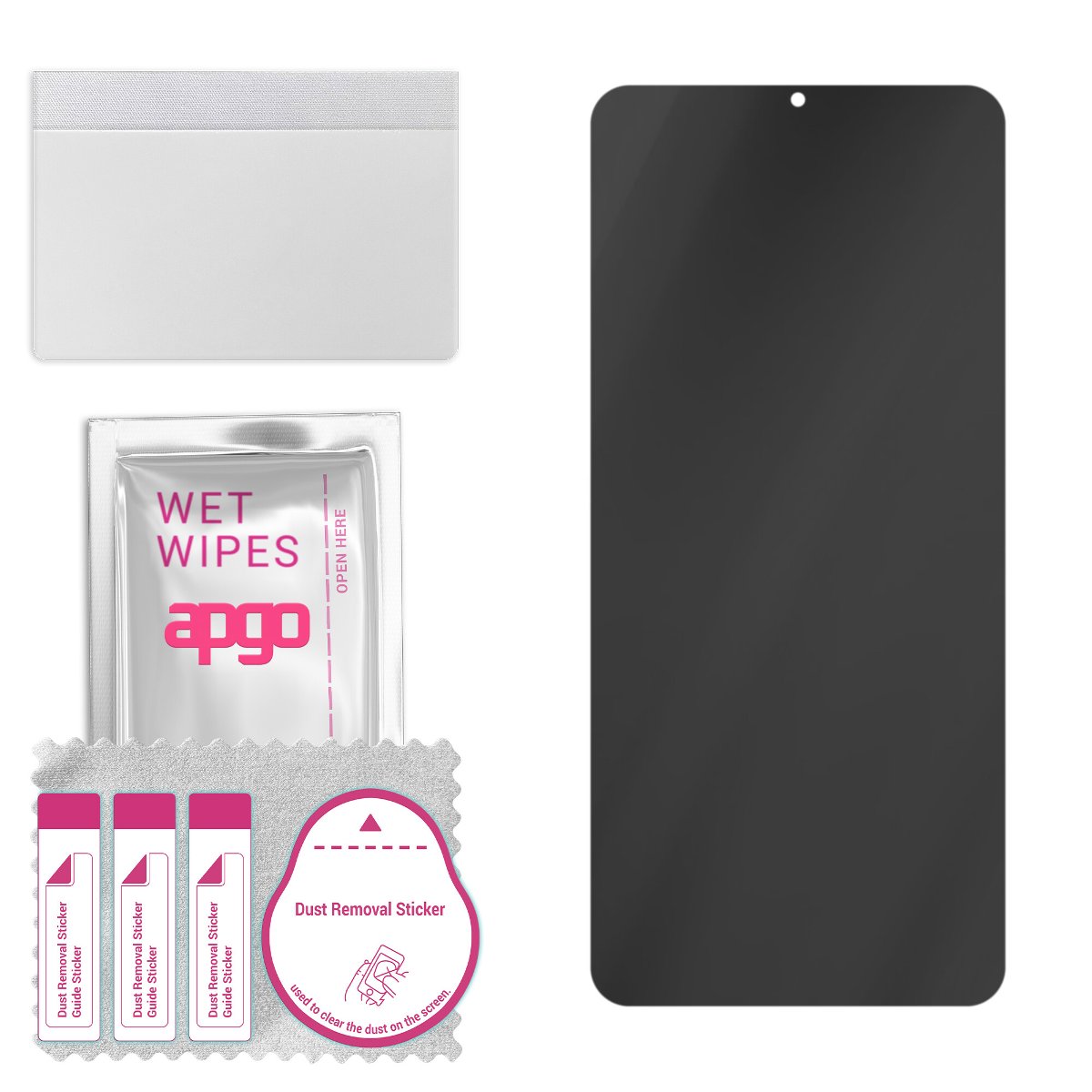 Filtr prywatyzujący Privacy 7H do Samsung Galaxy A73 - apgo Flexible Glass niepękający