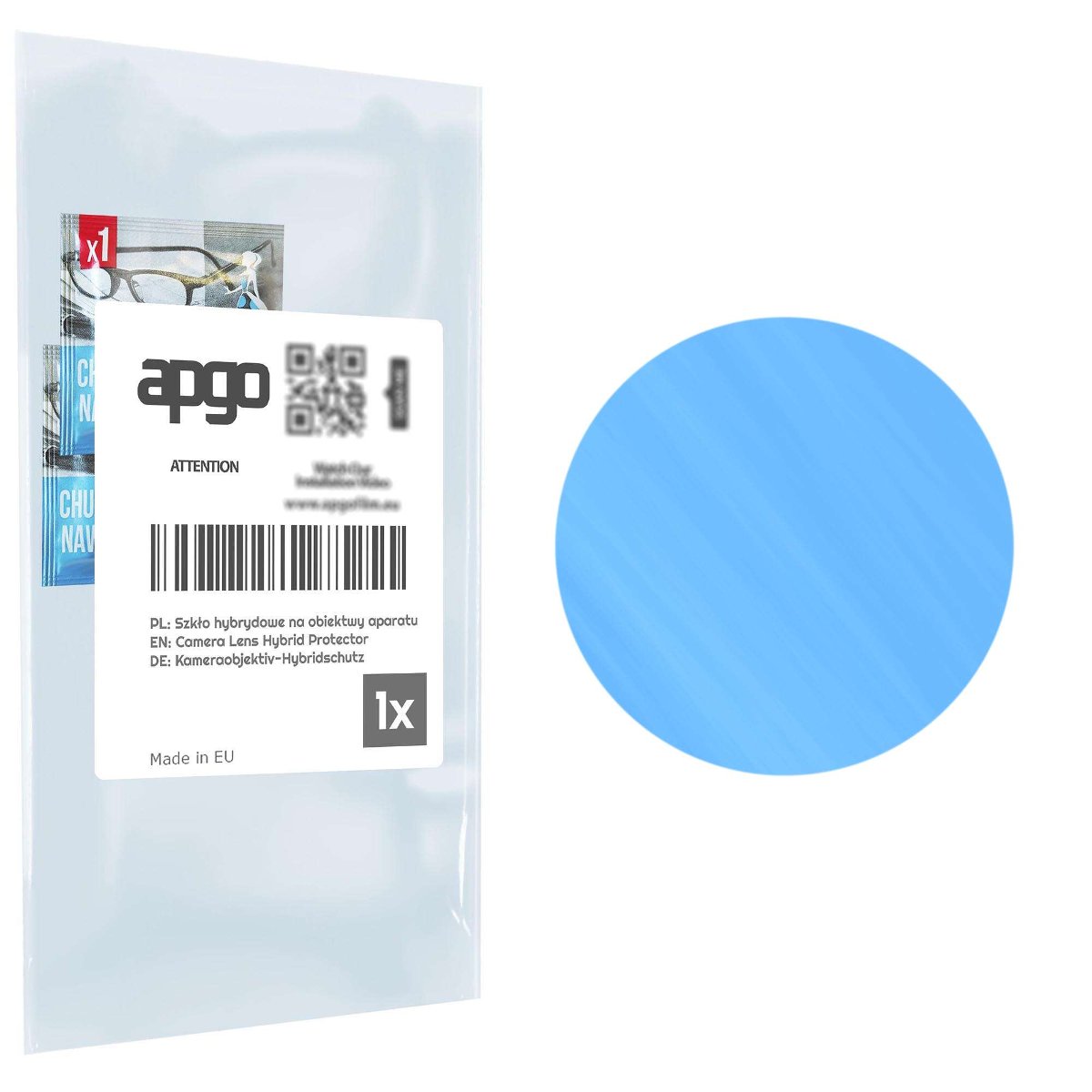 1x Szkło hybrydowe na aparat obiektyw kamerę 9H do Xiaomi Redmi K50 - apgo hybrid Camera Lens Protector