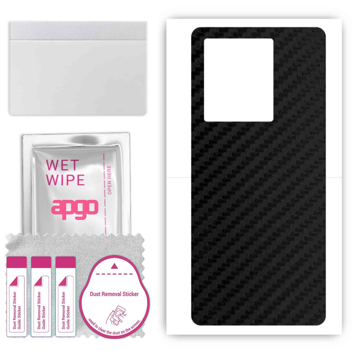 Folia naklejka skórka strukturalna na TYŁ do Vivo iQOO Neo6 - Carbon - apgo SKINS