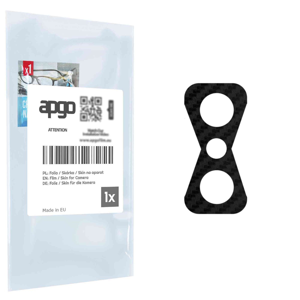 Folia naklejka skórka strukturalna na wyspę aparatu do Xiaomi Poco F4 GT - różne kolory na kamerę, obiektyw apgo SKINS Lens Protector